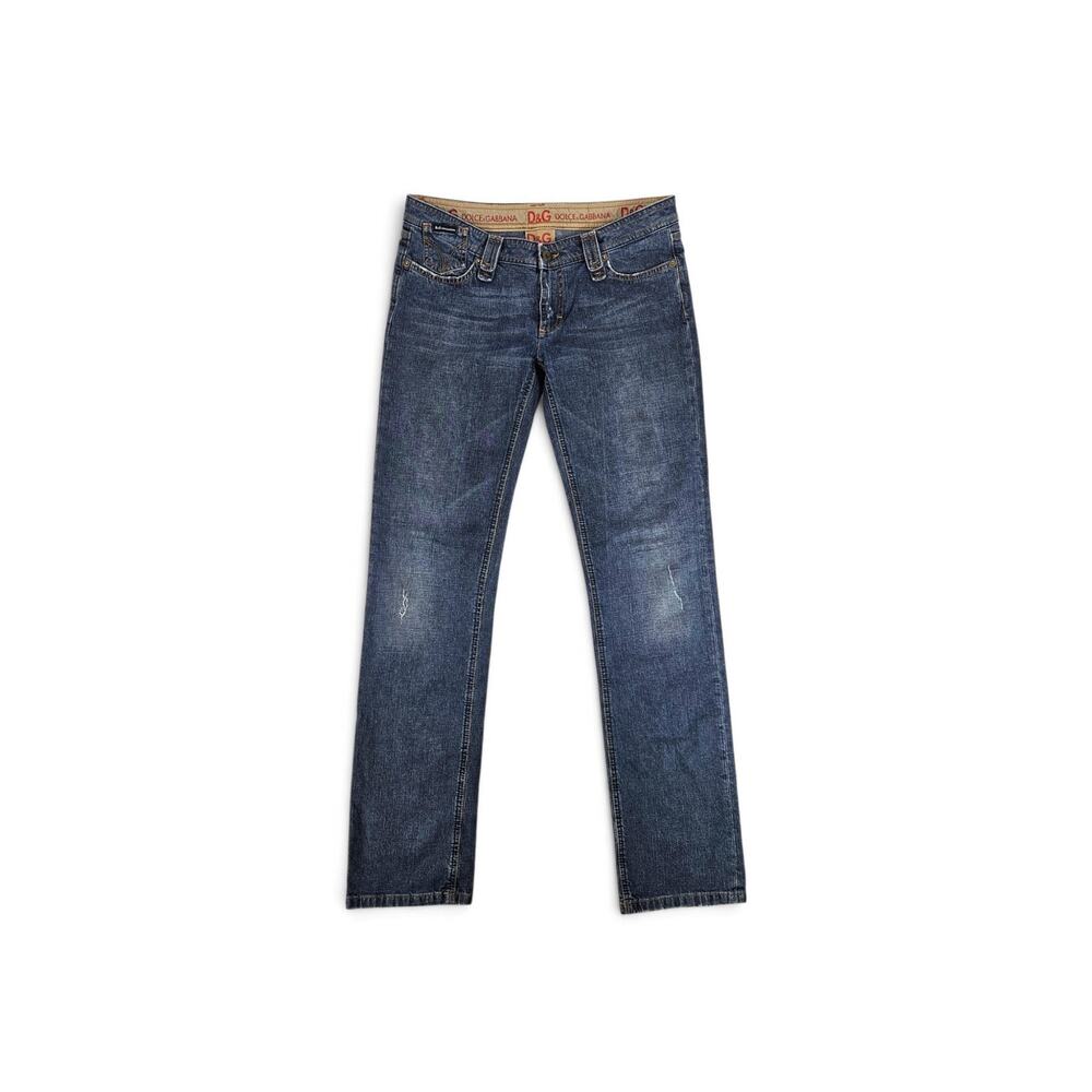 Y2k D&G by Dolce & Gabbana Straight Leg Low-Rise Jeans - Size 30